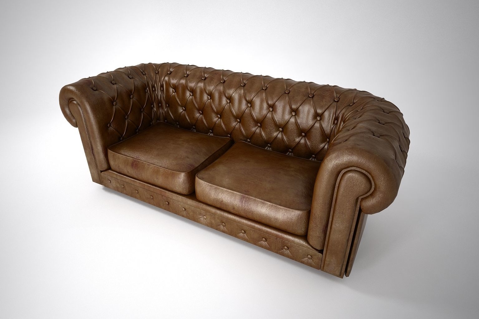 08 LEATHER SOFA DOUBLE 3D model_4