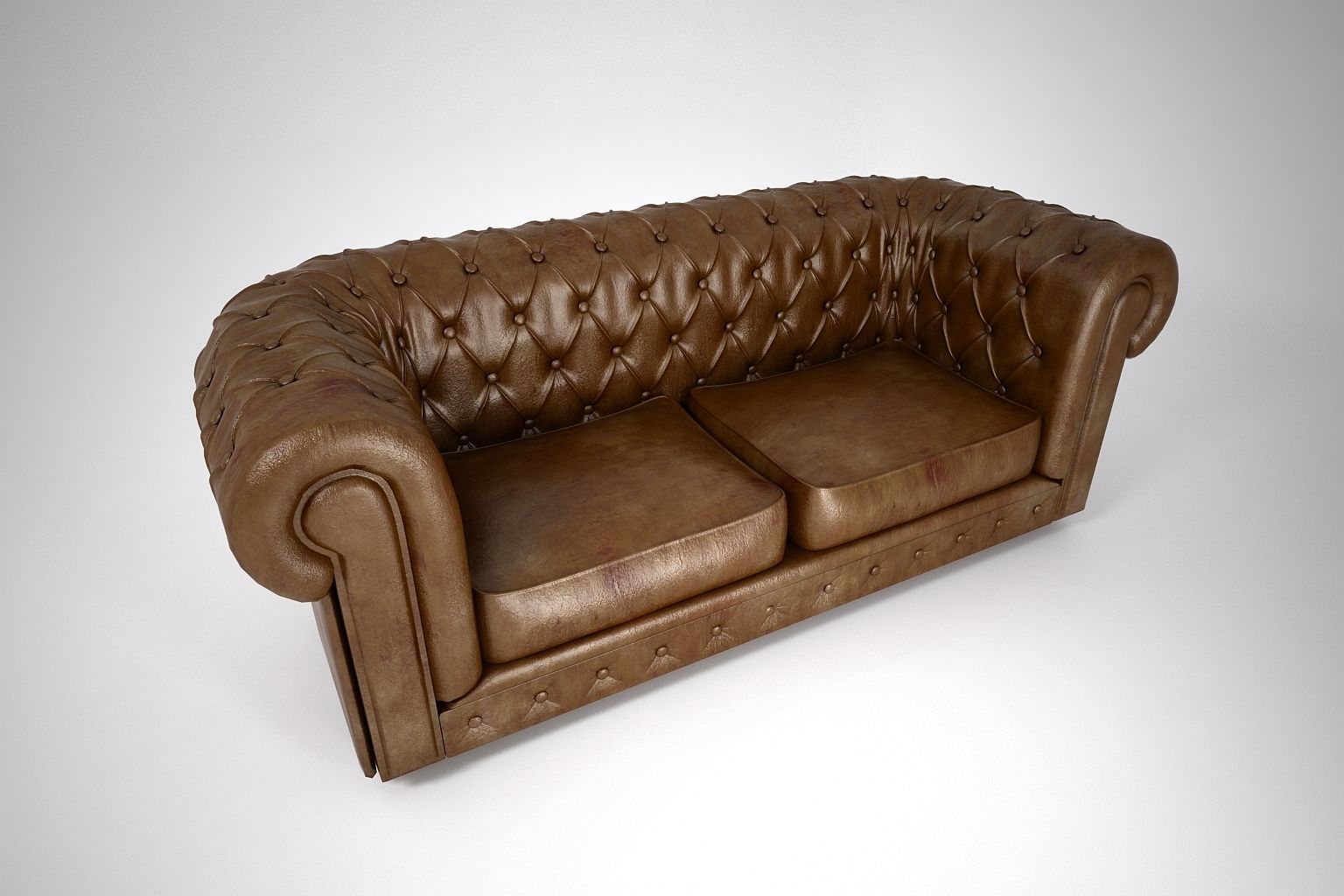 08 LEATHER SOFA DOUBLE 3D model_3