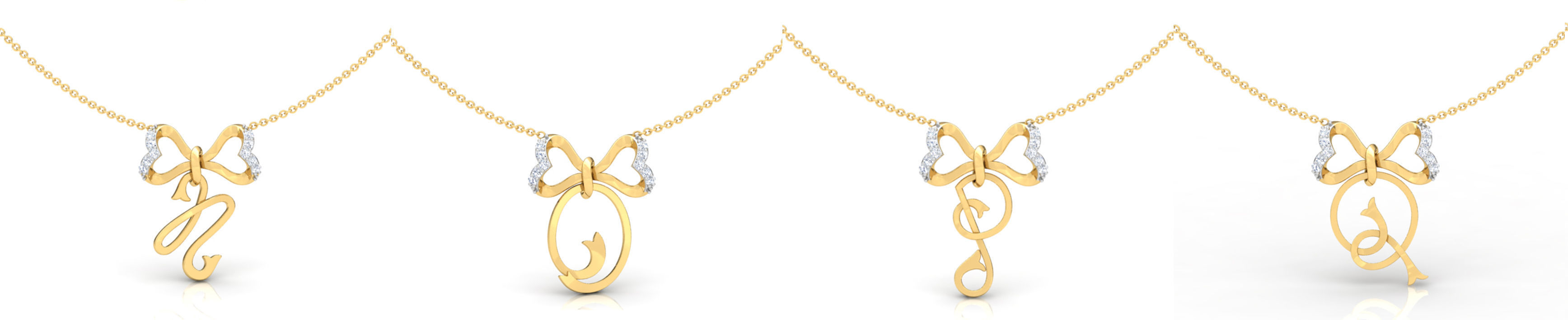 Alphabets Pendant A to Z  3D print model_4