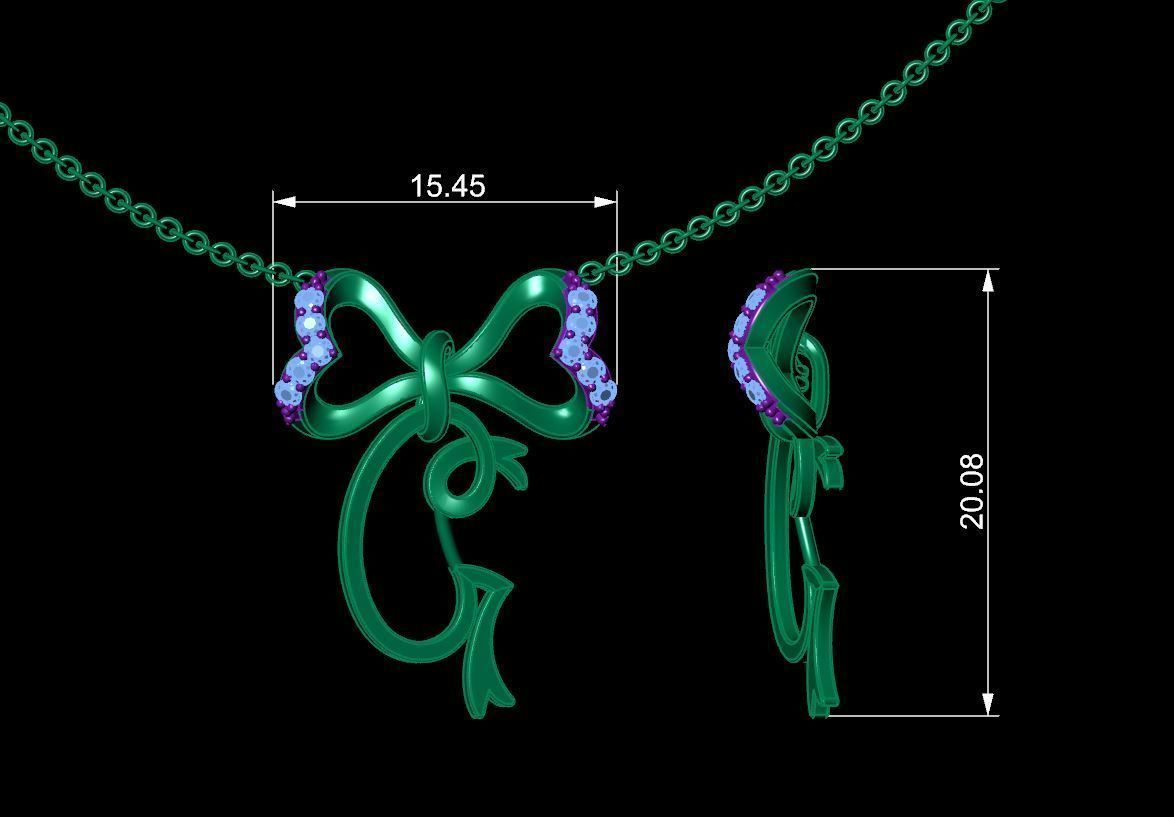 Alphabets Pendant A to Z  3D print model_13