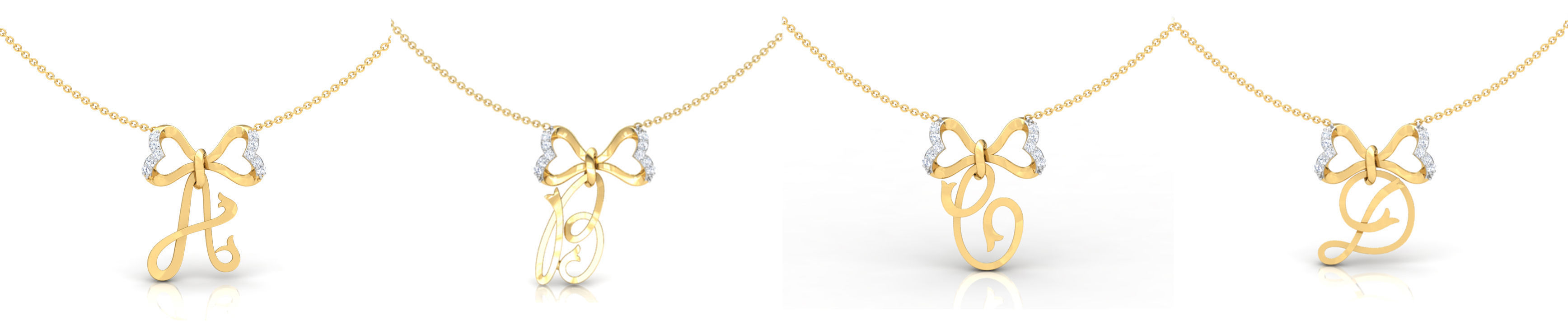 Alphabets Pendant A to Z  3D print model_5