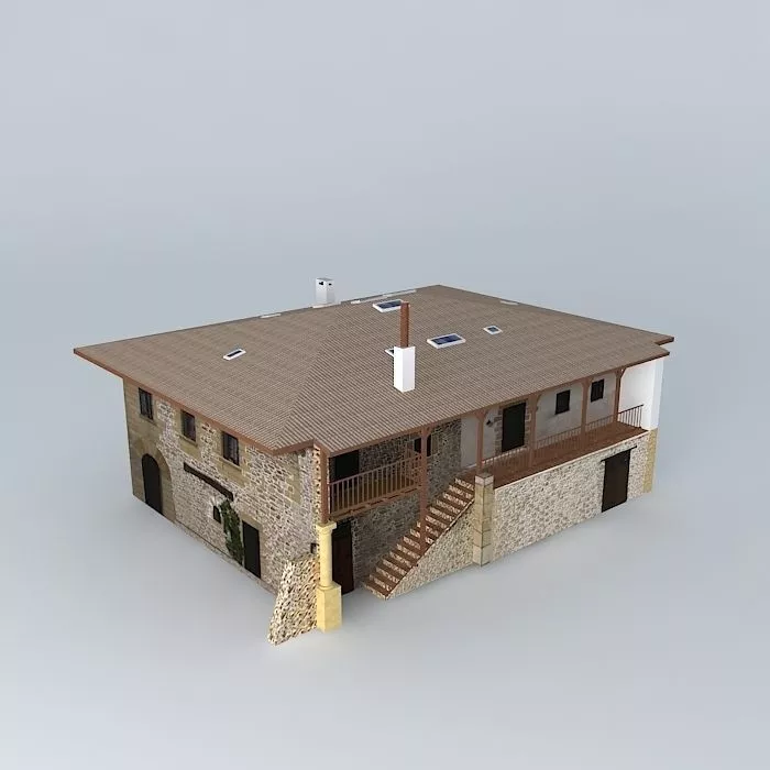 Walnut farm Free 3D model