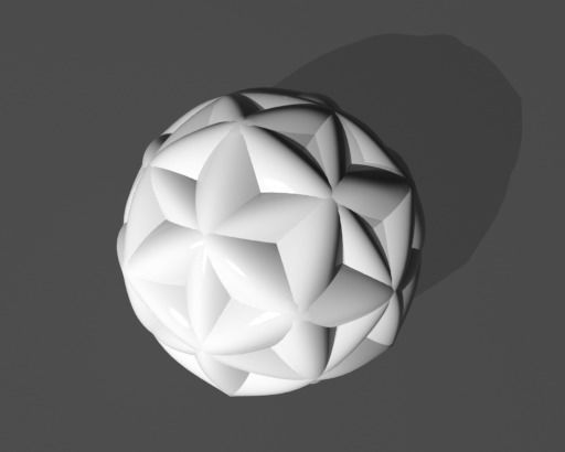 Mathematical art 3D print model_2