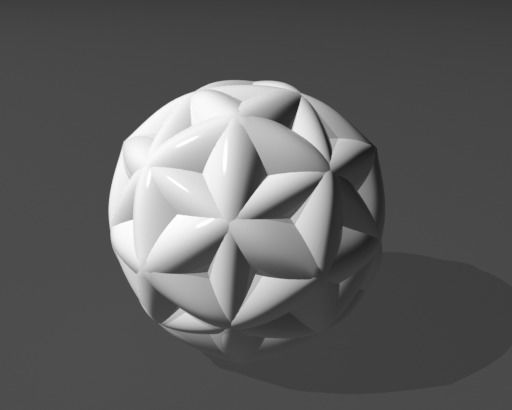 Mathematical art 3D print model_3