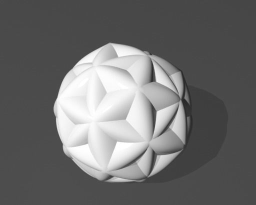 Mathematical art 3D print model_1