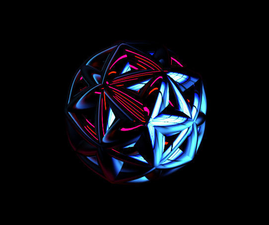 Mathematical art 3D print model_7