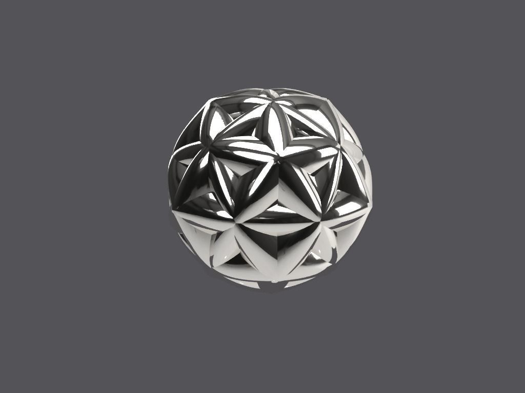 Mathematical art 3D print model_5