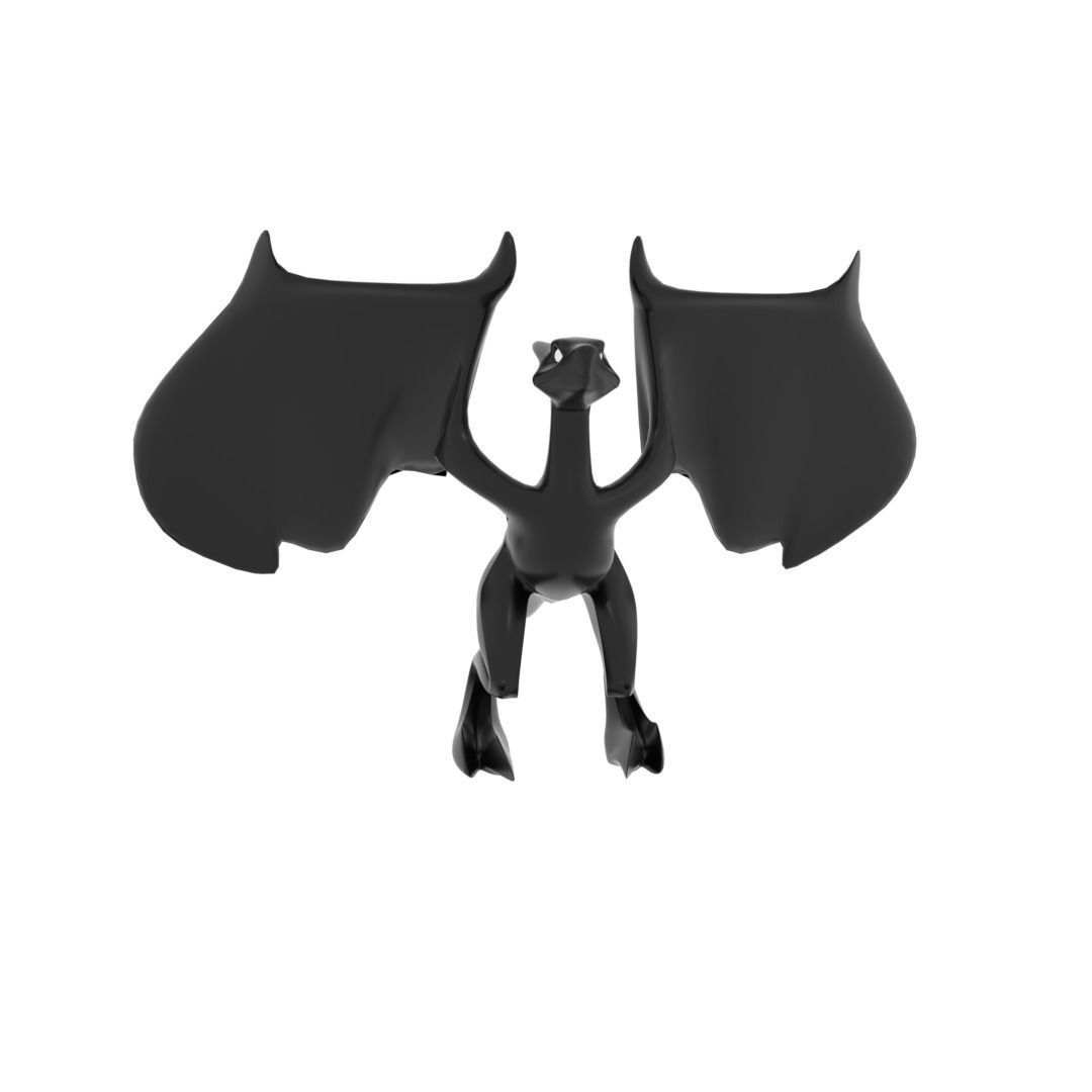 Small Flying Dragon Low-poly 3D model_43