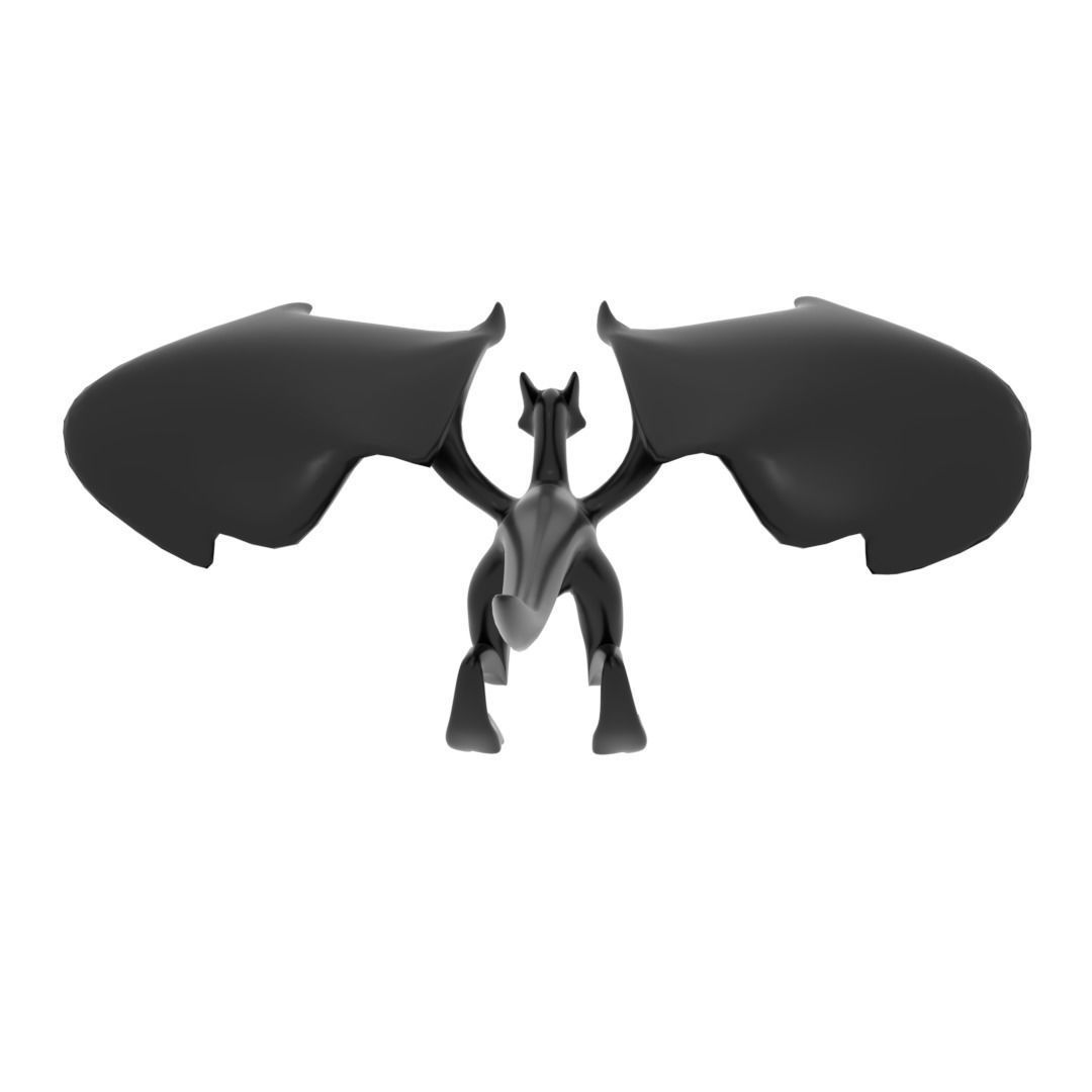 Small Flying Dragon Low-poly 3D model_24