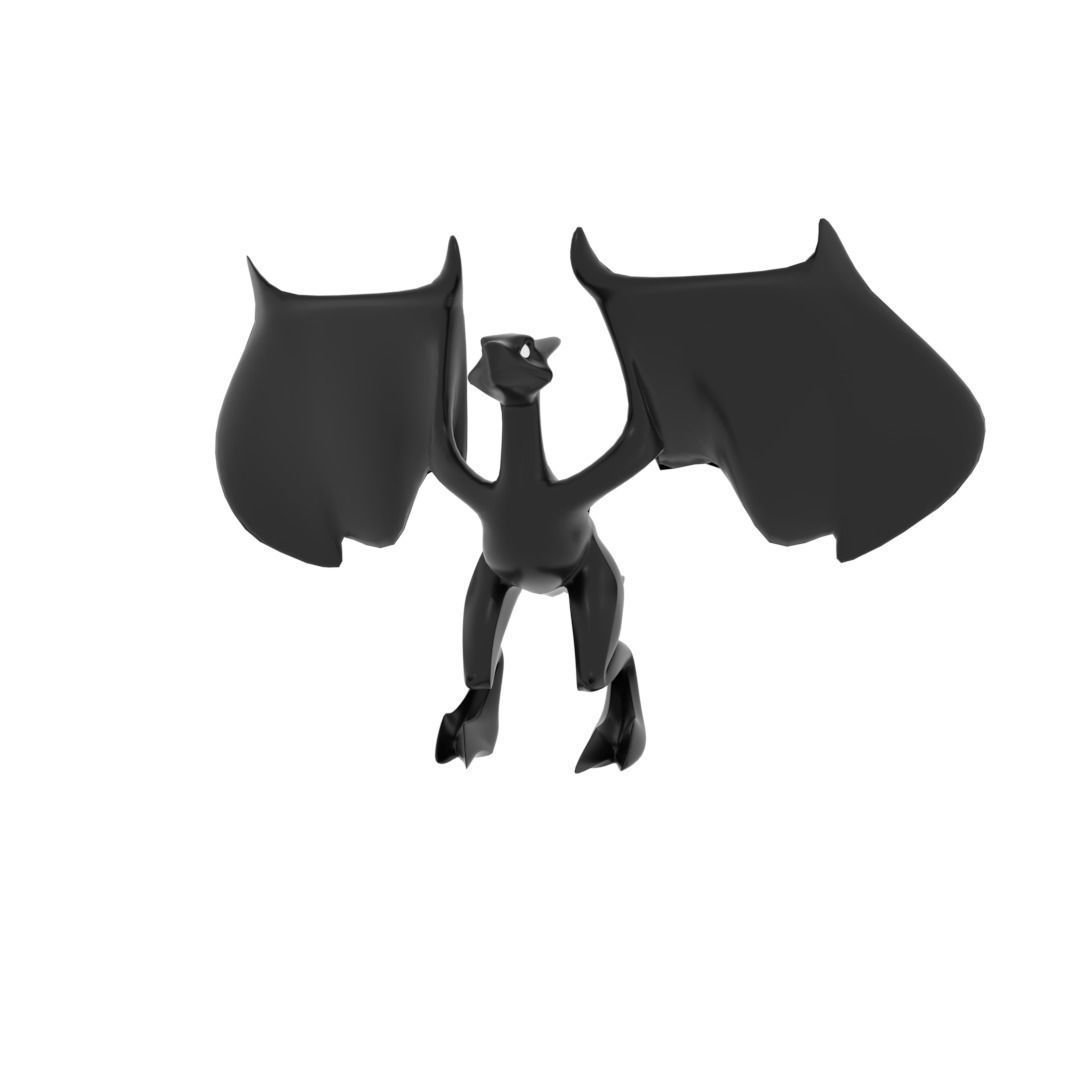 Small Flying Dragon Low-poly 3D model_41