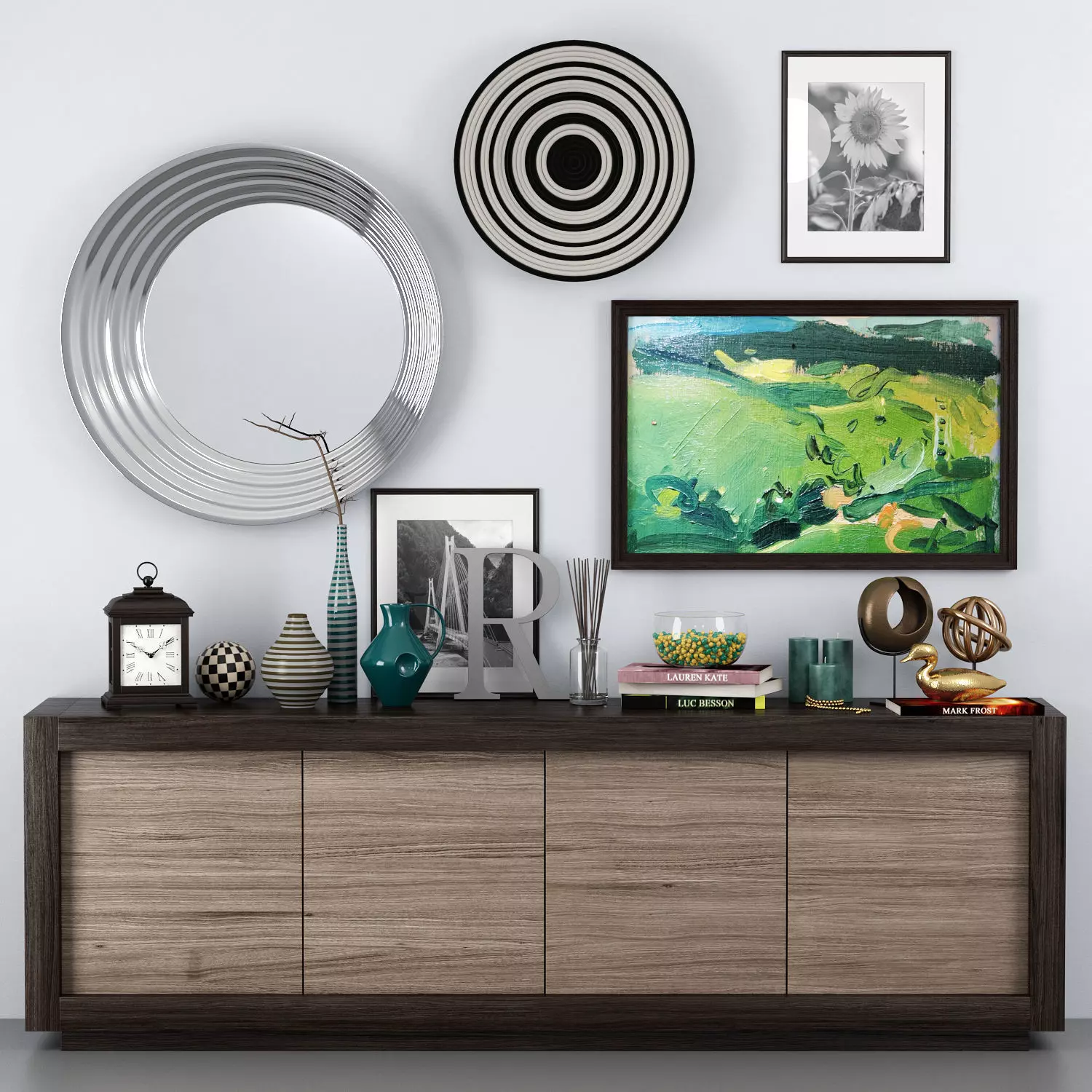 Picasso sideboard - Riflessi 3D model