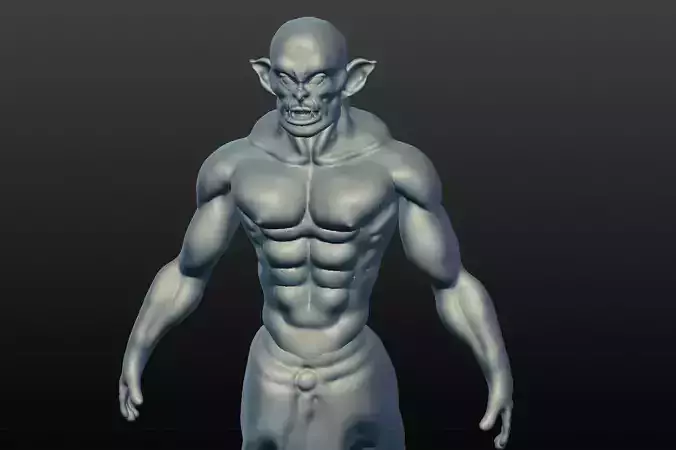 Orc Posed 3D model