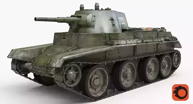 Tank BT 7 Corona  3D model