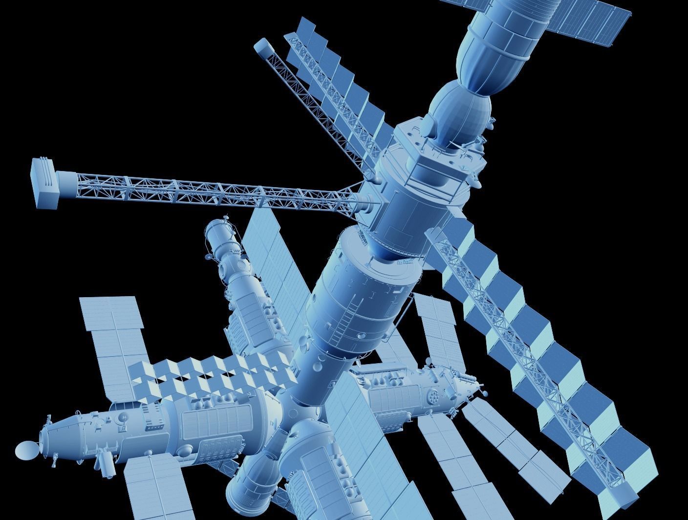 Mir space station 3D model_27