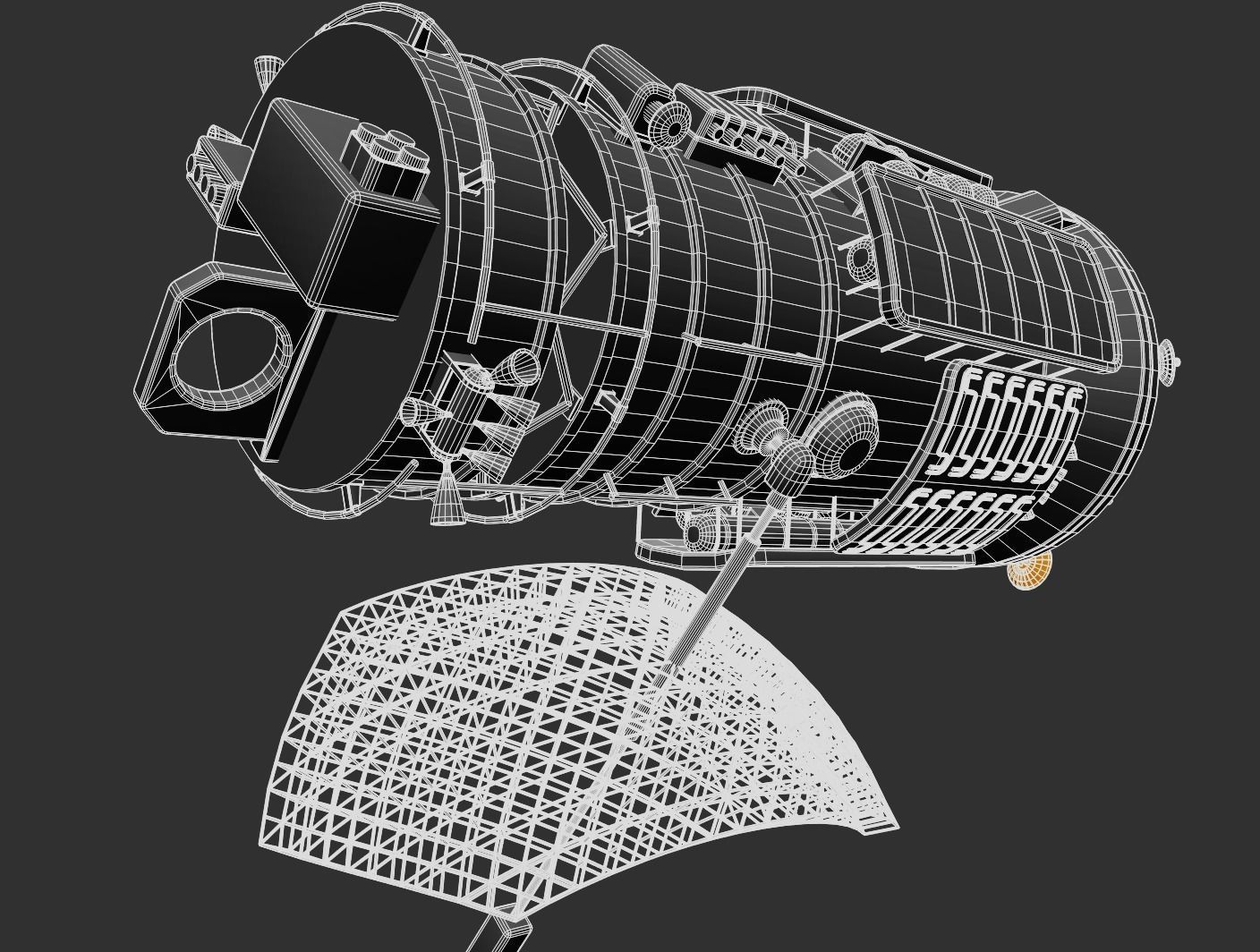 Mir space station 3D model_19