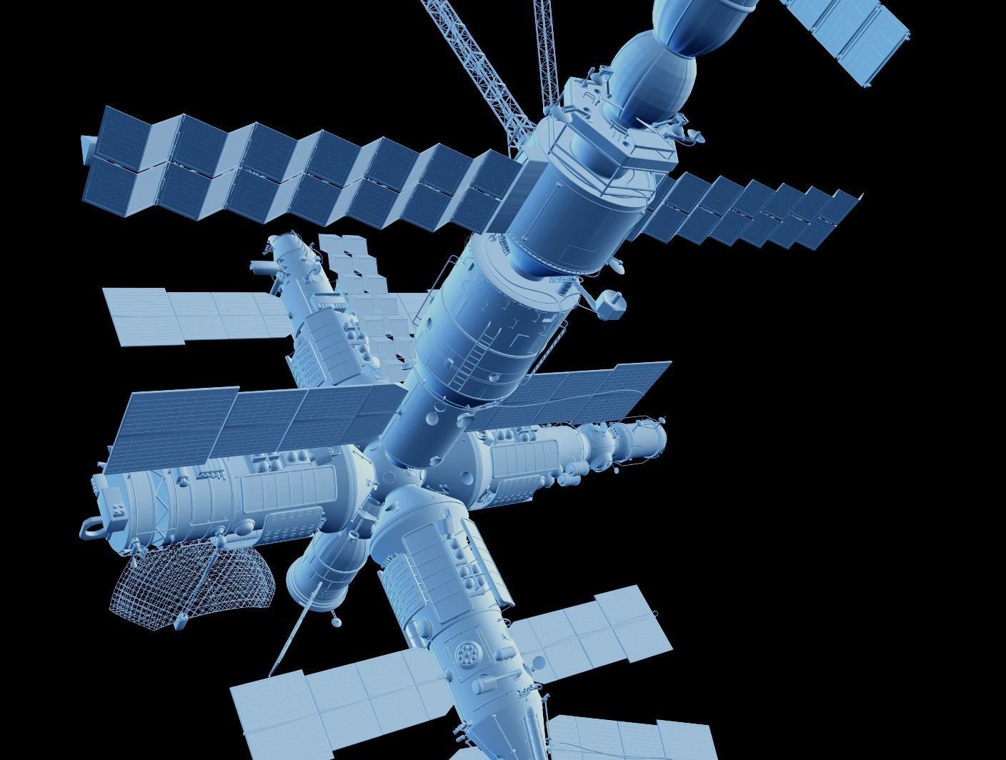 Mir space station 3D model_24