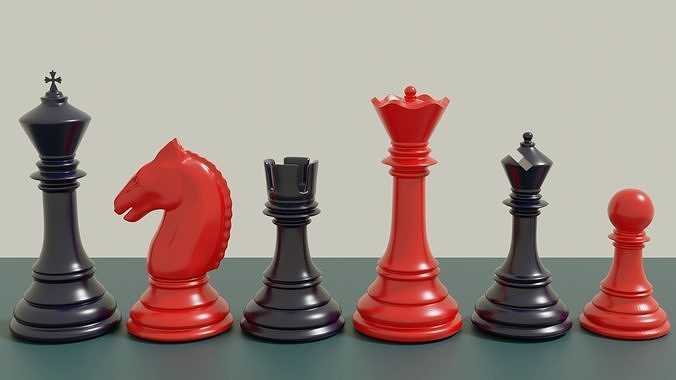 Classic Chess Set Pieces 3D Printable 3D print model