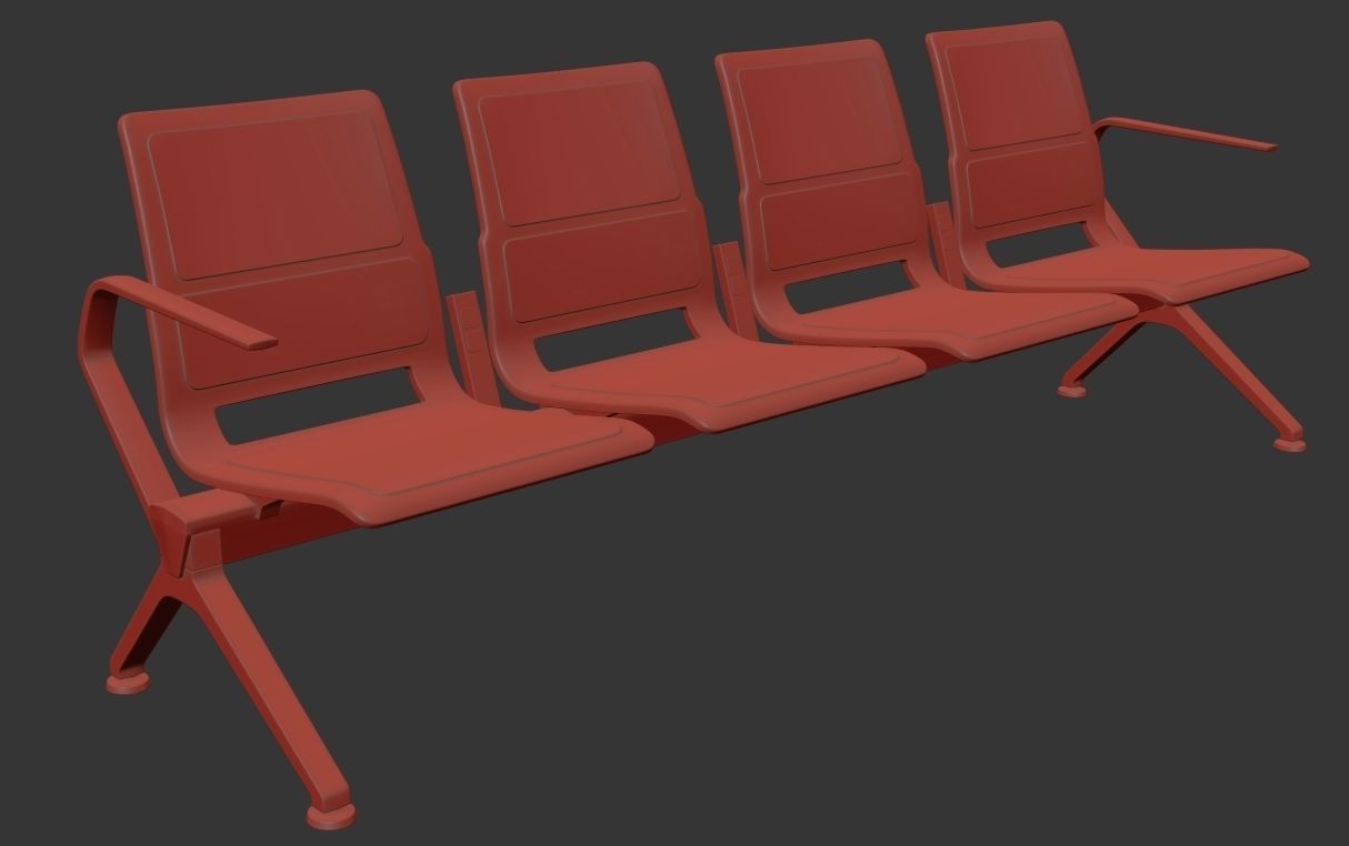 8300 V-TRAVEL Bench 3D model_4