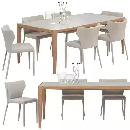 Natuzzi Pi Greco chair 3D model