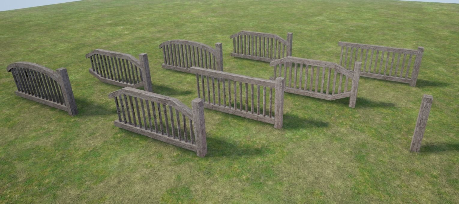 Modular Wooden Fence