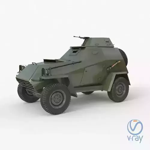 BA 64 Vray  3D model