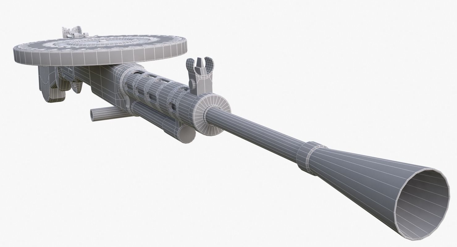 BA 64 Clay Mental Ray 3D model_26