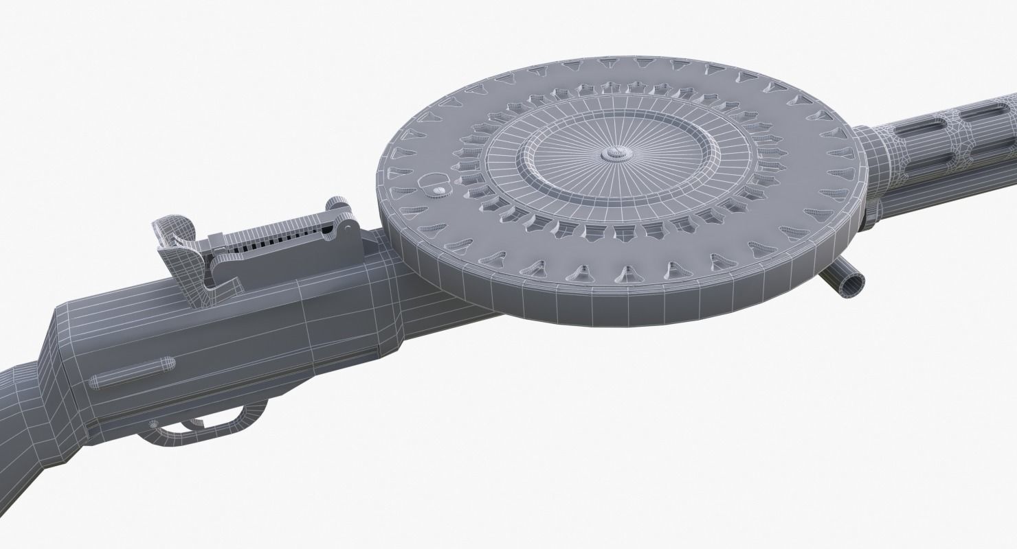 BA 64 Clay Mental Ray 3D model_27