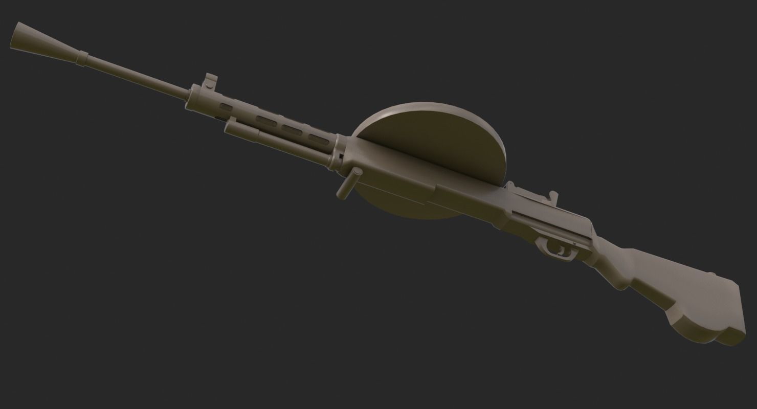 BA 64 Clay Mental Ray 3D model_15