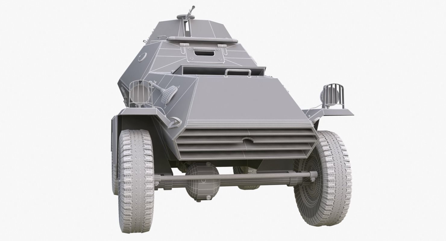 BA 64 Clay Mental Ray 3D model_23