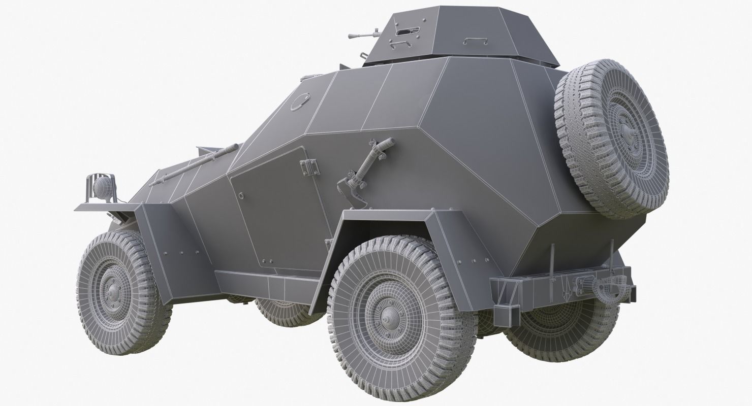 BA 64 Clay Mental Ray 3D model_20