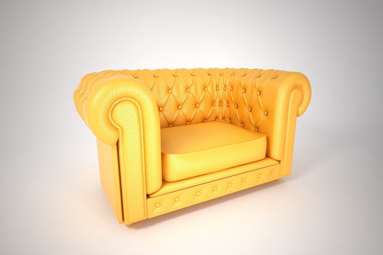 02 LEATHER SOFA SINGLE 3D model_2