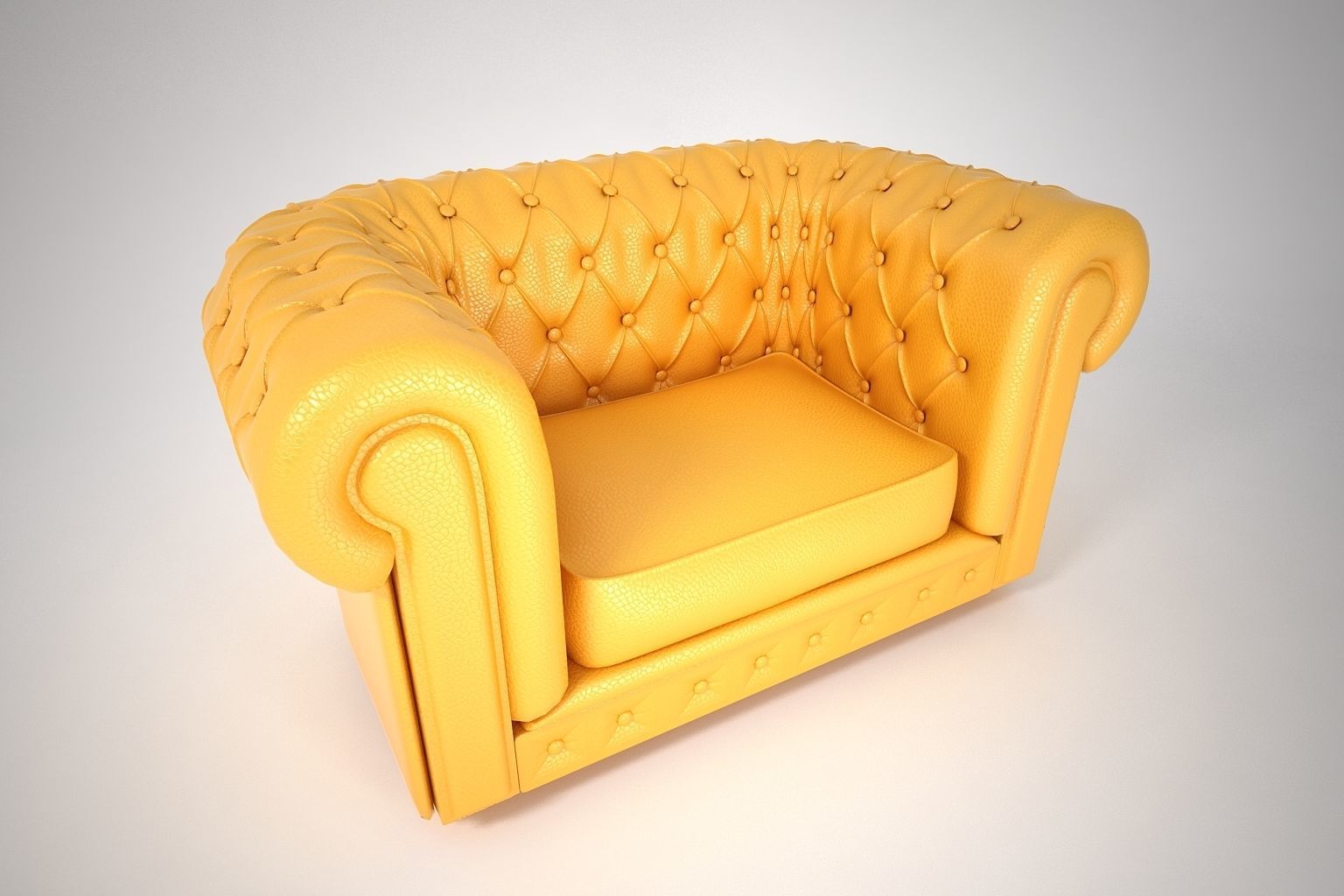 02 LEATHER SOFA SINGLE 3D model_3