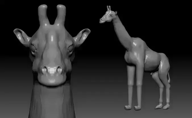giraffe 3D model