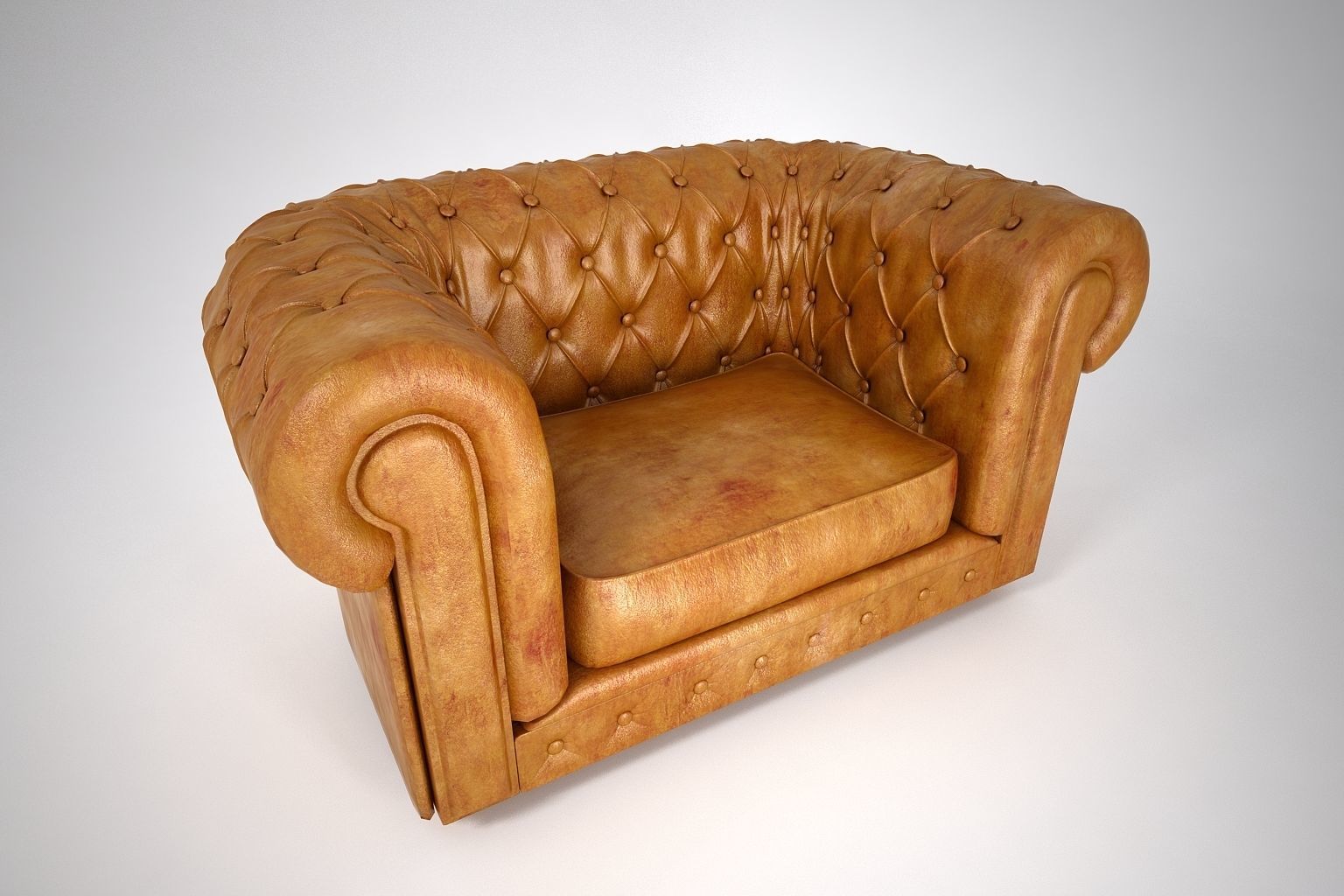 03 LEATHER SOFA SINGLE 3D model_3