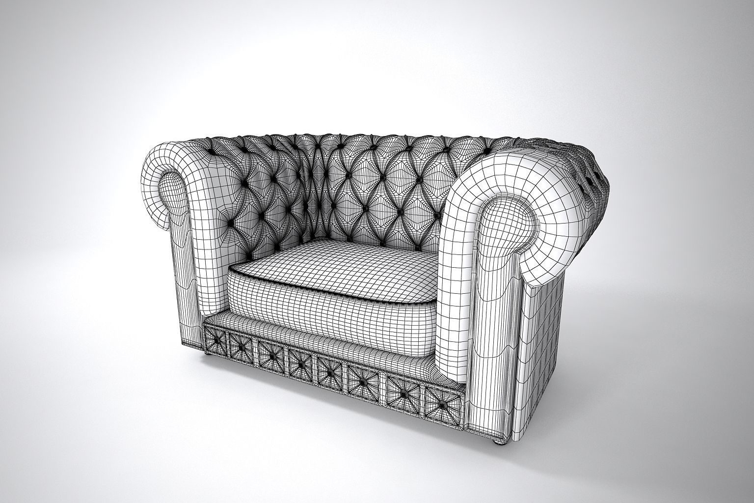 03 LEATHER SOFA SINGLE 3D model_6