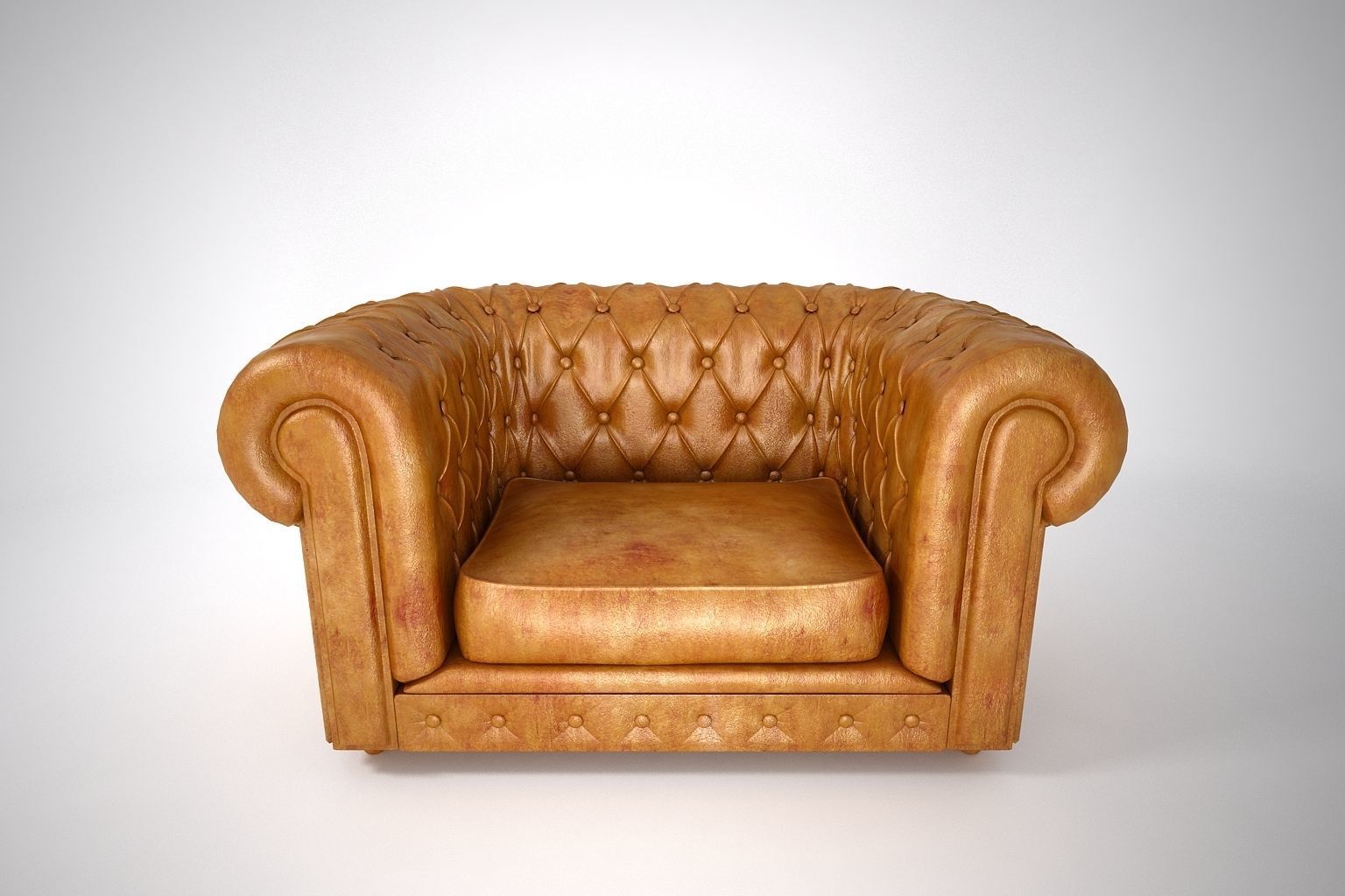 03 LEATHER SOFA SINGLE 3D model_1