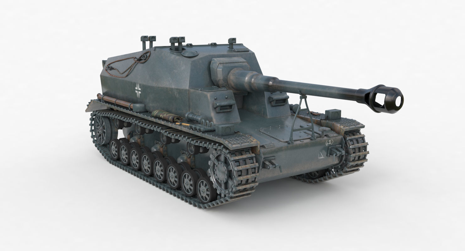 Tank K18 Auf Panzer Vray  3D model_35