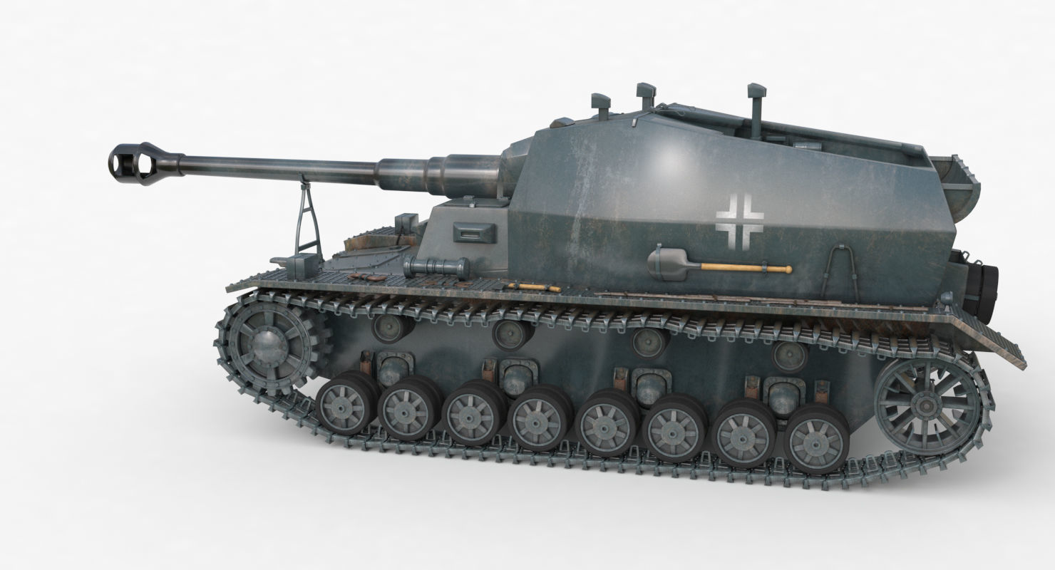 Tank K18 Auf Panzer Vray  3D model_57