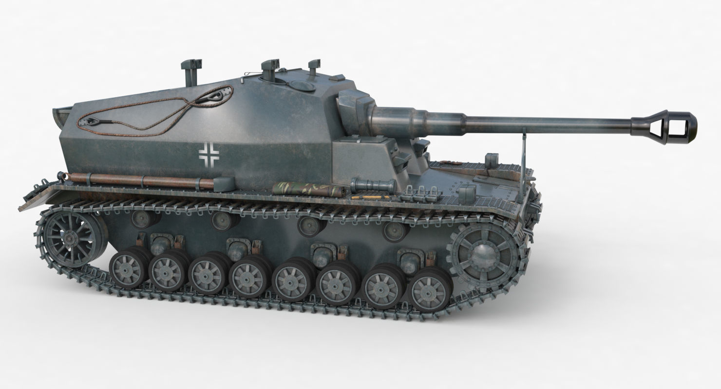 Tank K18 Auf Panzer Vray  3D model_39
