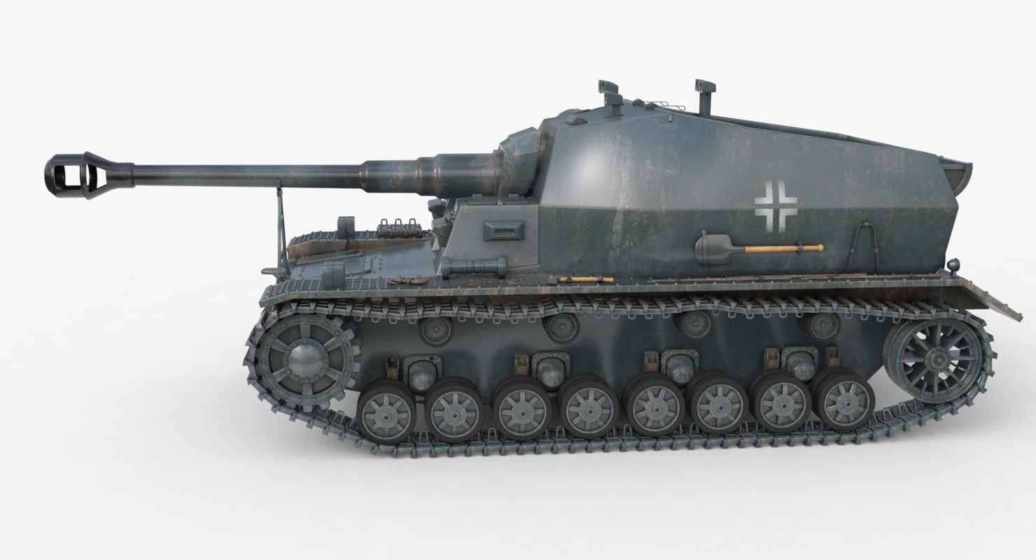 Tank K18 Auf Panzer Vray  3D model_59