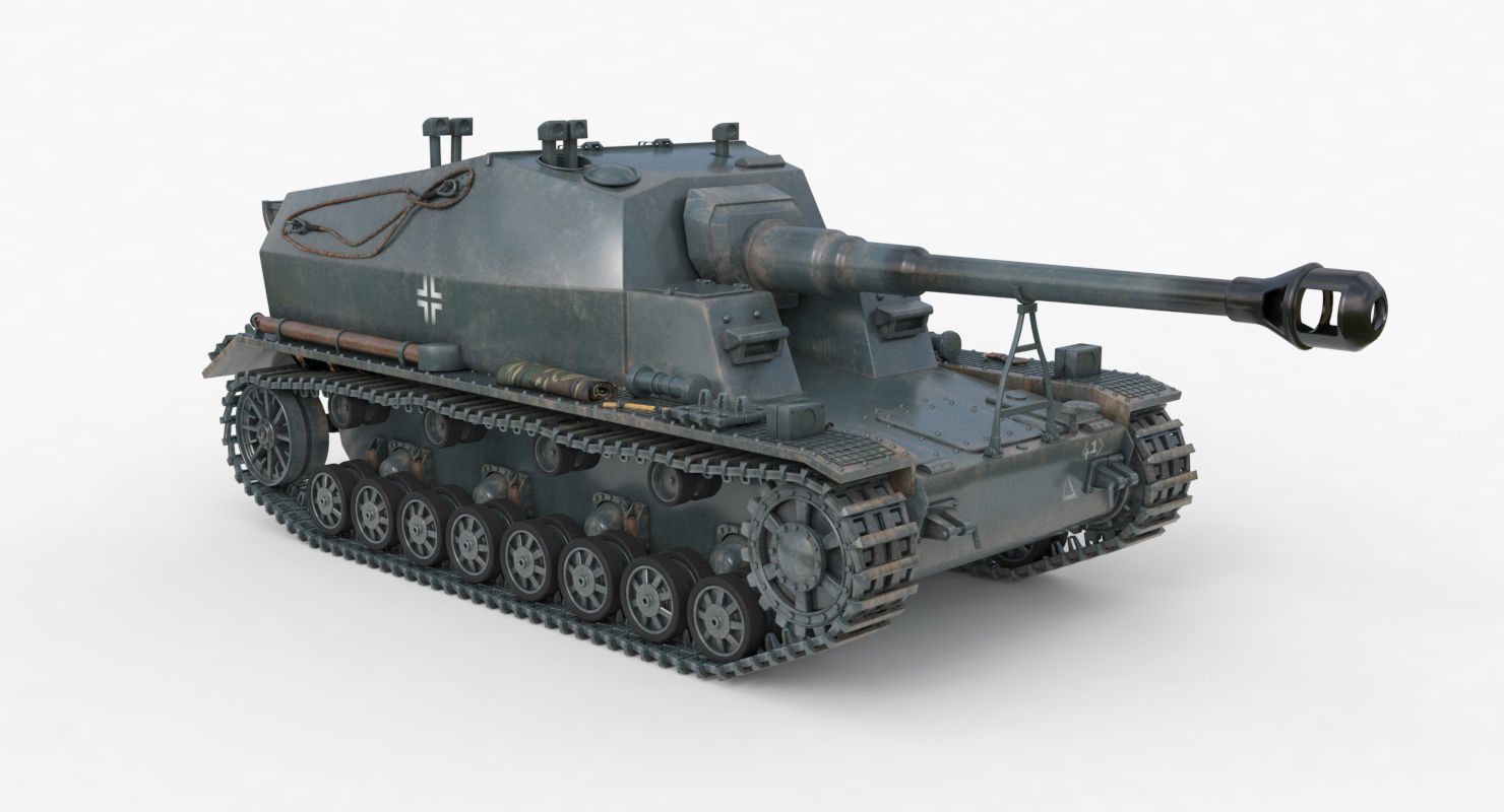 Tank K18 Auf Panzer Vray  3D model_36