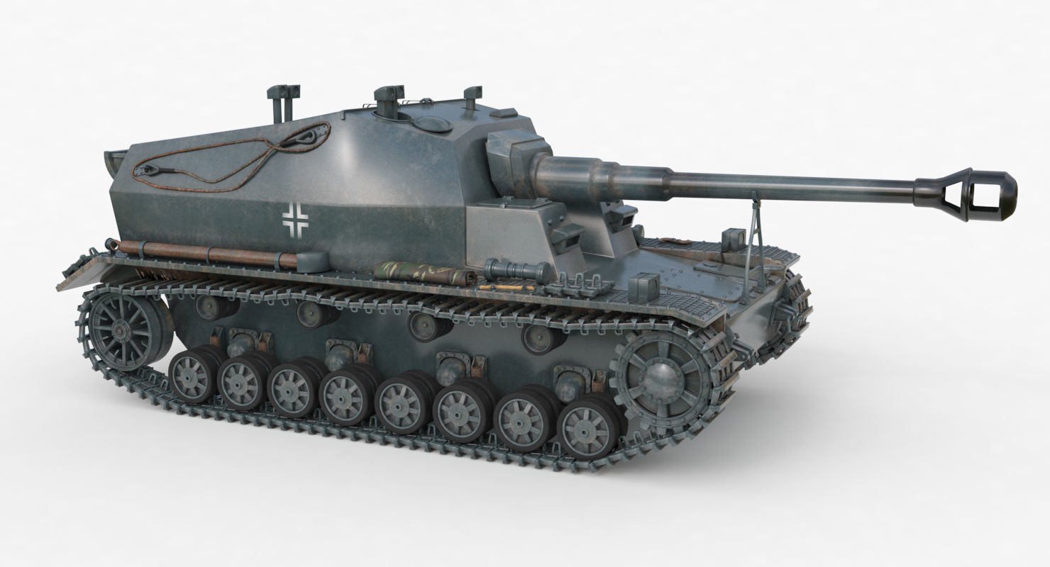 Tank K18 Auf Panzer Vray  3D model_38