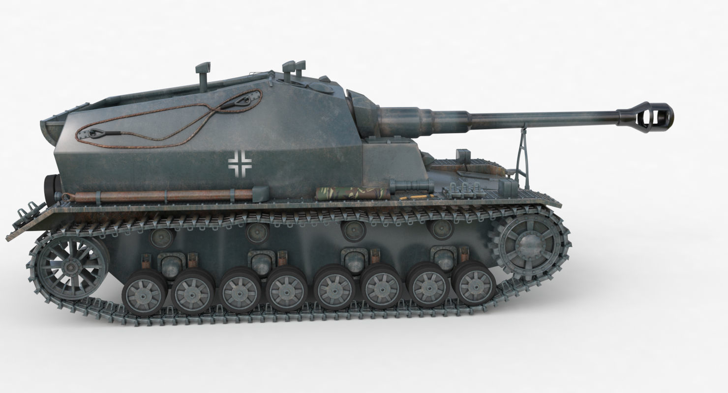 Tank K18 Auf Panzer Vray  3D model_41