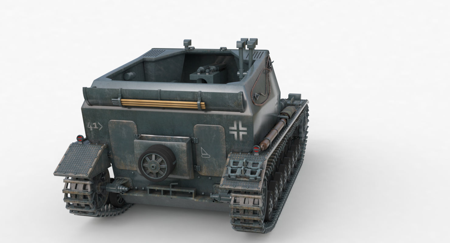 Tank K18 Auf Panzer Vray  3D model_48