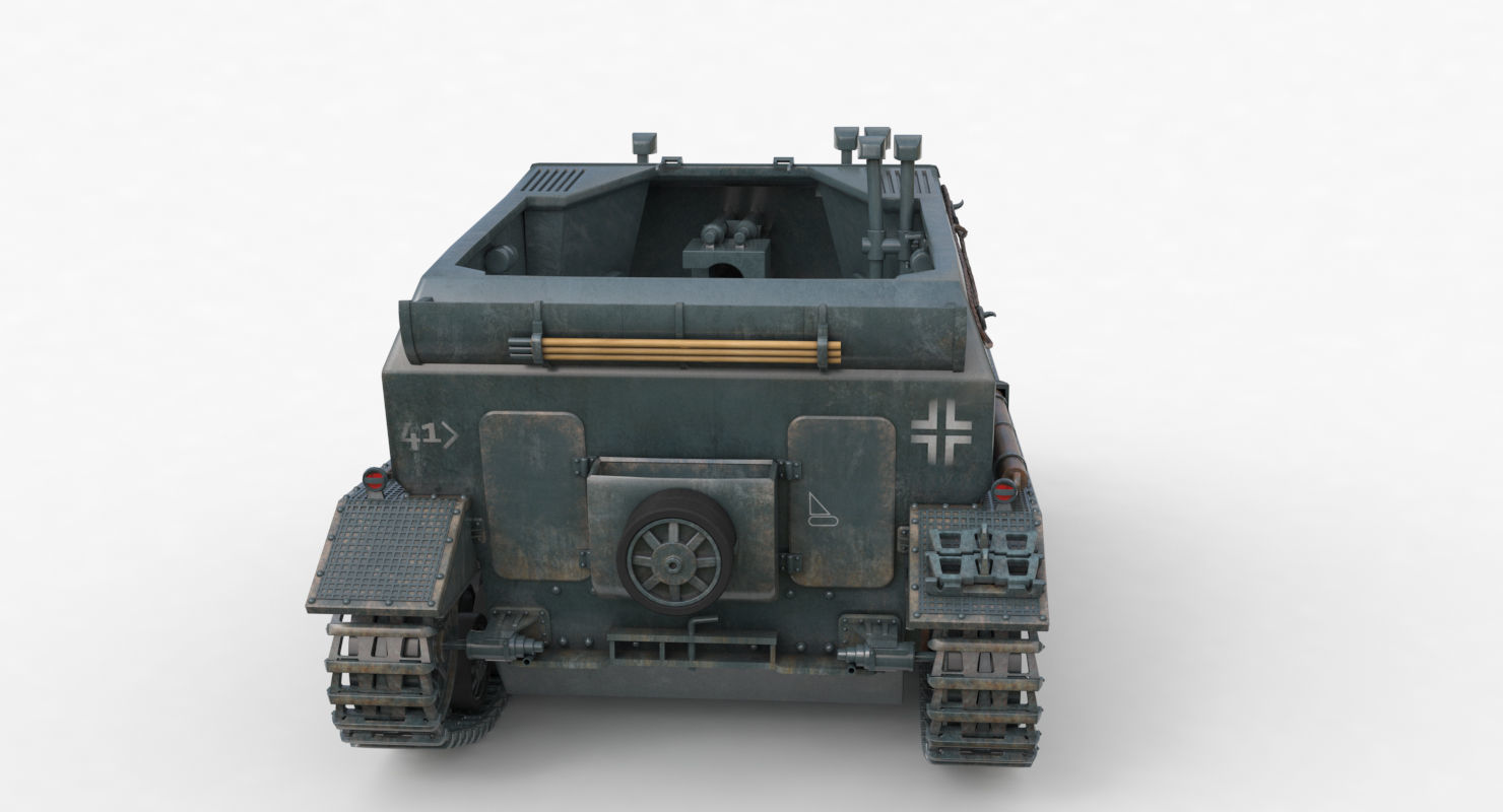 Tank K18 Auf Panzer Vray  3D model_49
