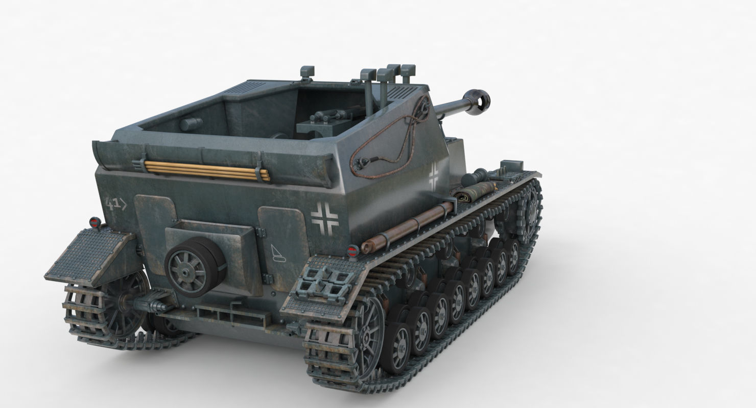 Tank K18 Auf Panzer Vray  3D model_47