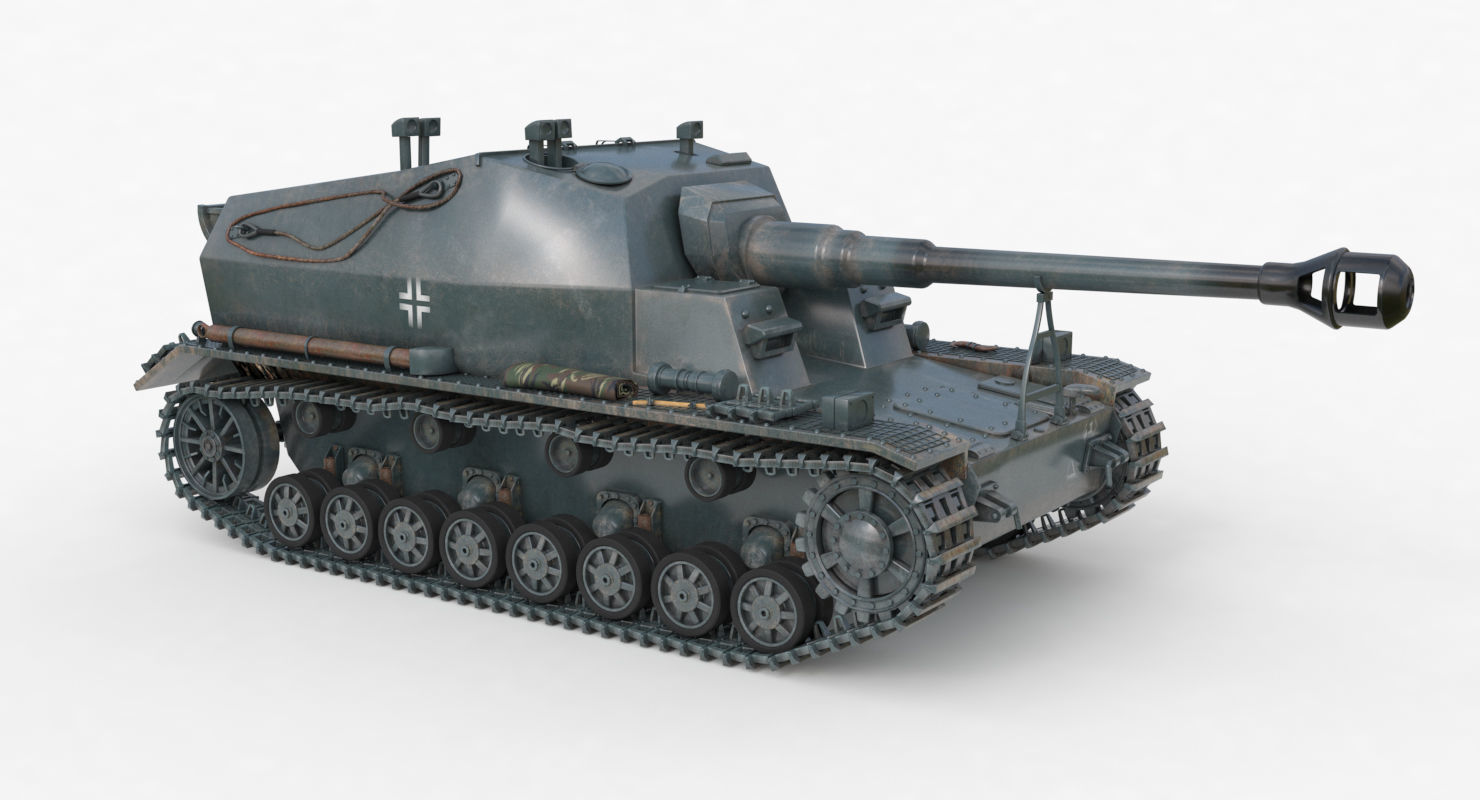 Tank K18 Auf Panzer Vray  3D model_37