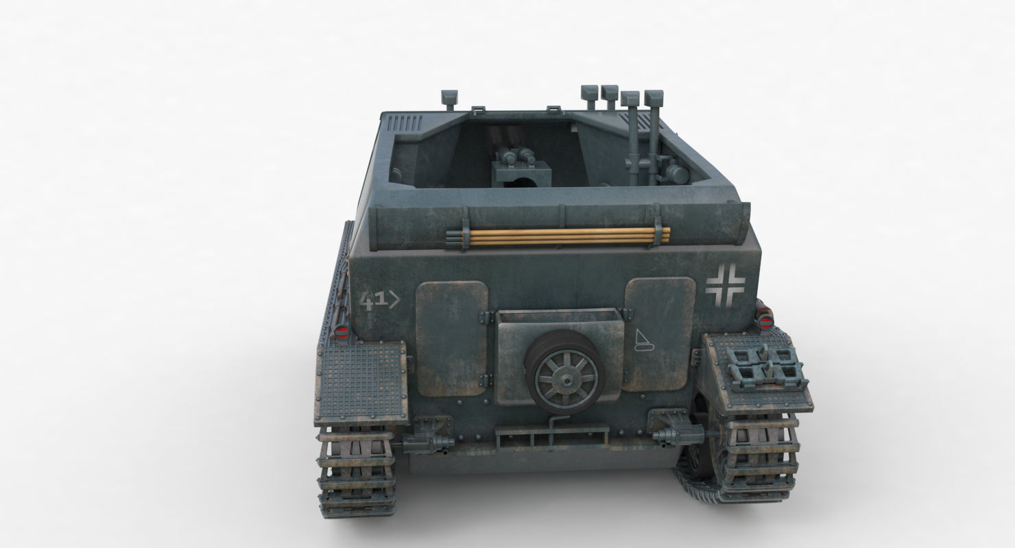 Tank K18 Auf Panzer Vray  3D model_50