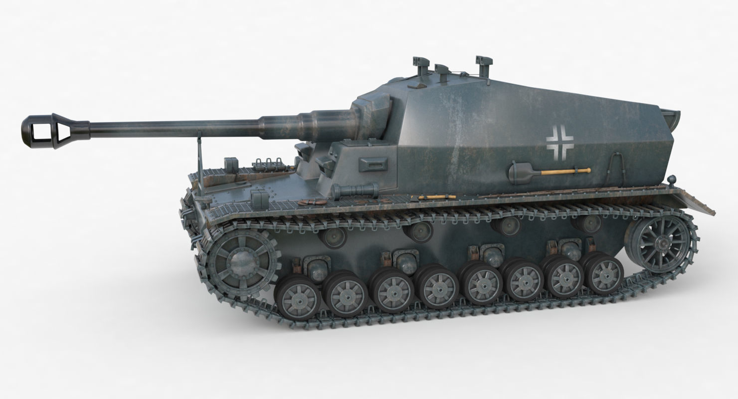 Tank K18 Auf Panzer Vray  3D model_60
