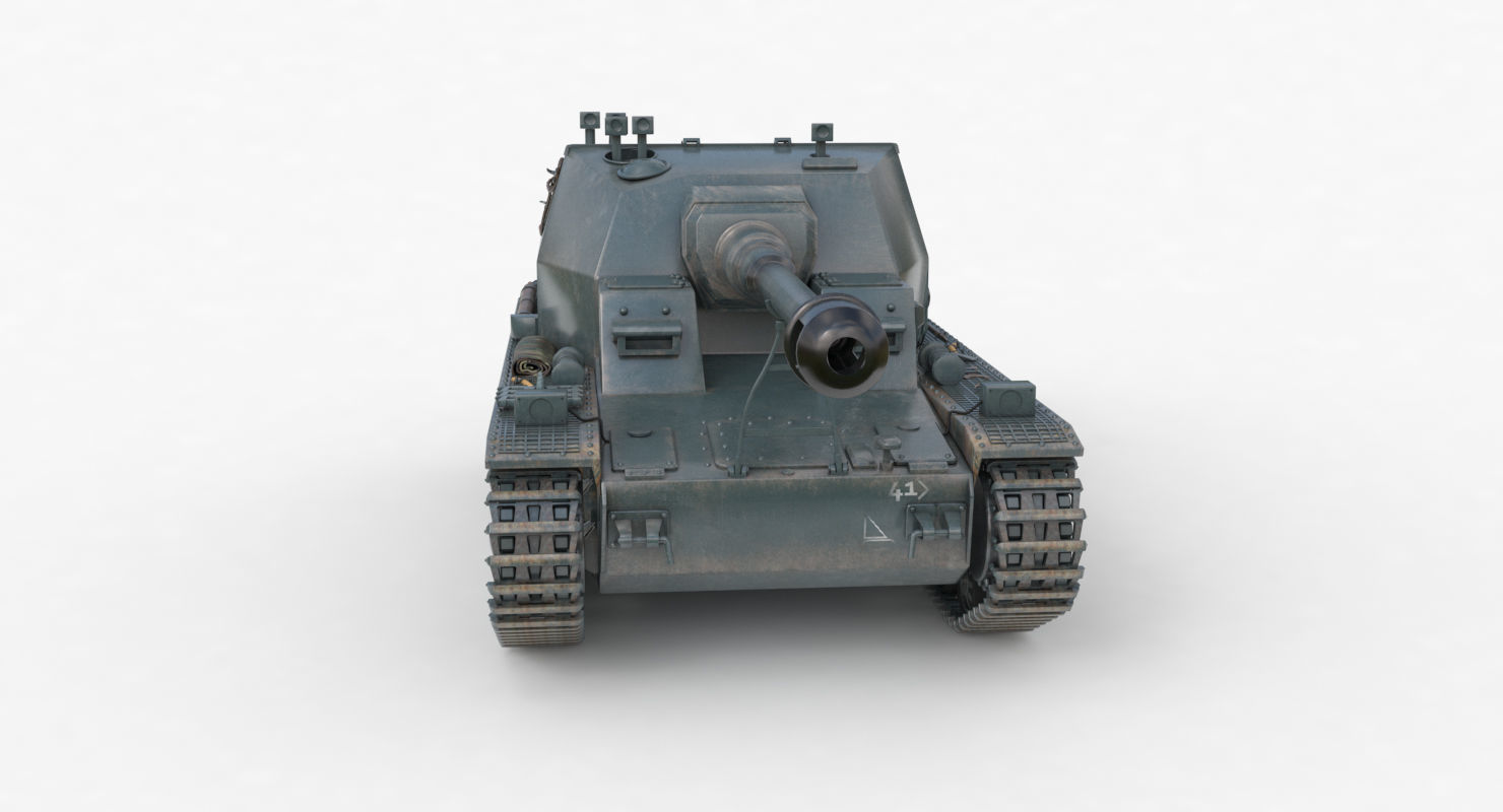 Tank K18 Auf Panzer Vray  3D model_32